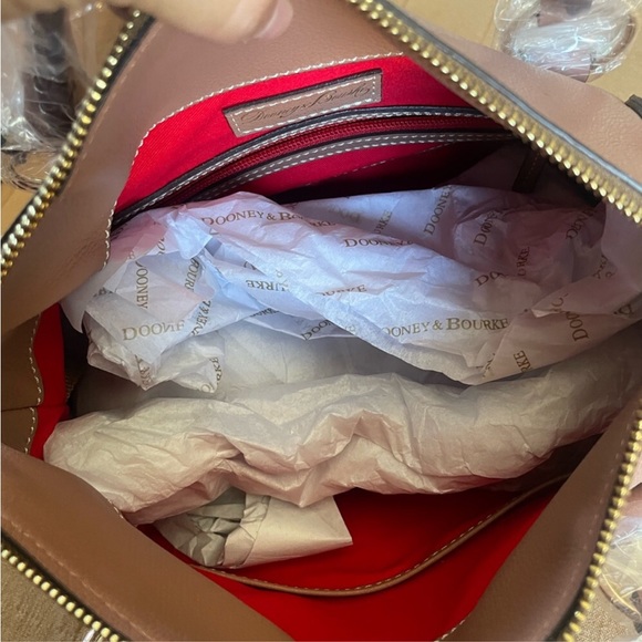 NWT Dooney and Bourke Sorrento Satchel in color Bark RARE - Picture 15 of 16
